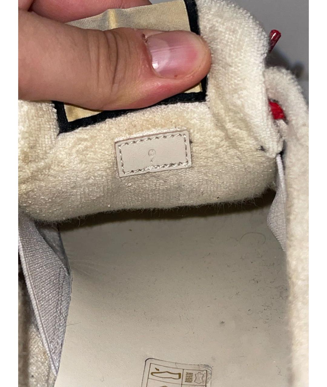 GUCCI Мульти текстильные низкие кроссовки / кеды, фото 3