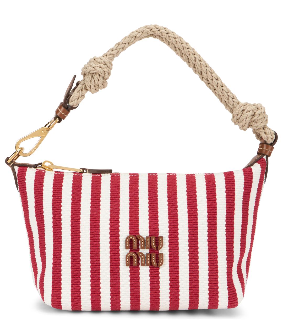 MIU MIU Мульти хлопковая сумка с короткими ручками, фото 1