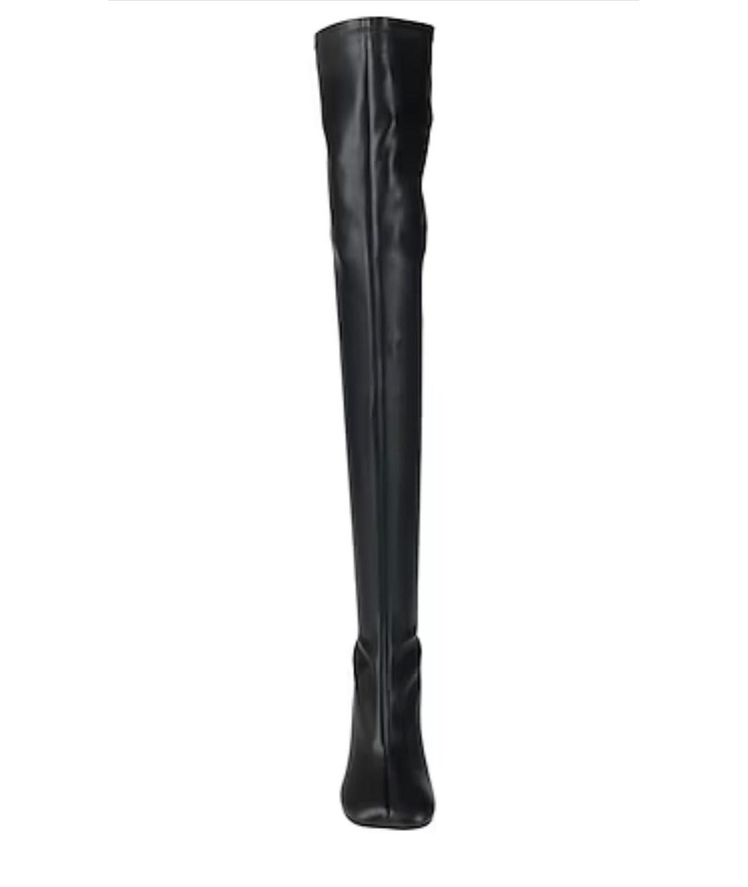 MAISON MARGIELA Черные кожаные ботфорты, фото 7