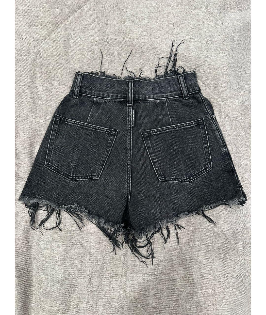 ALEXANDER WANG Черные деним шорты, фото 2
