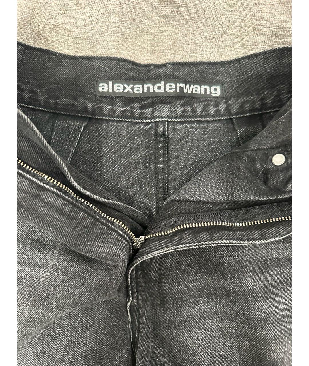ALEXANDER WANG Черные деним шорты, фото 3