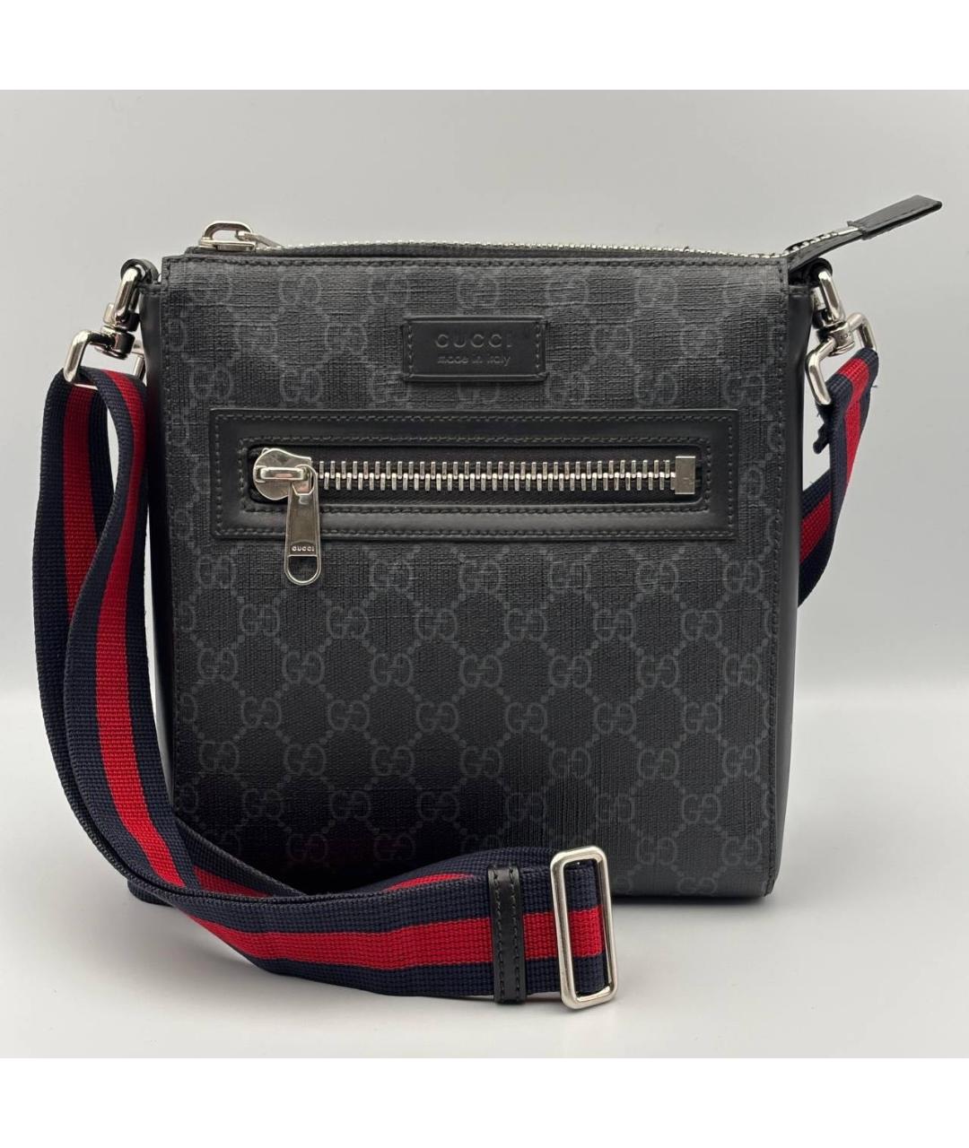 GUCCI Черная канва сумка на плечо, фото 4