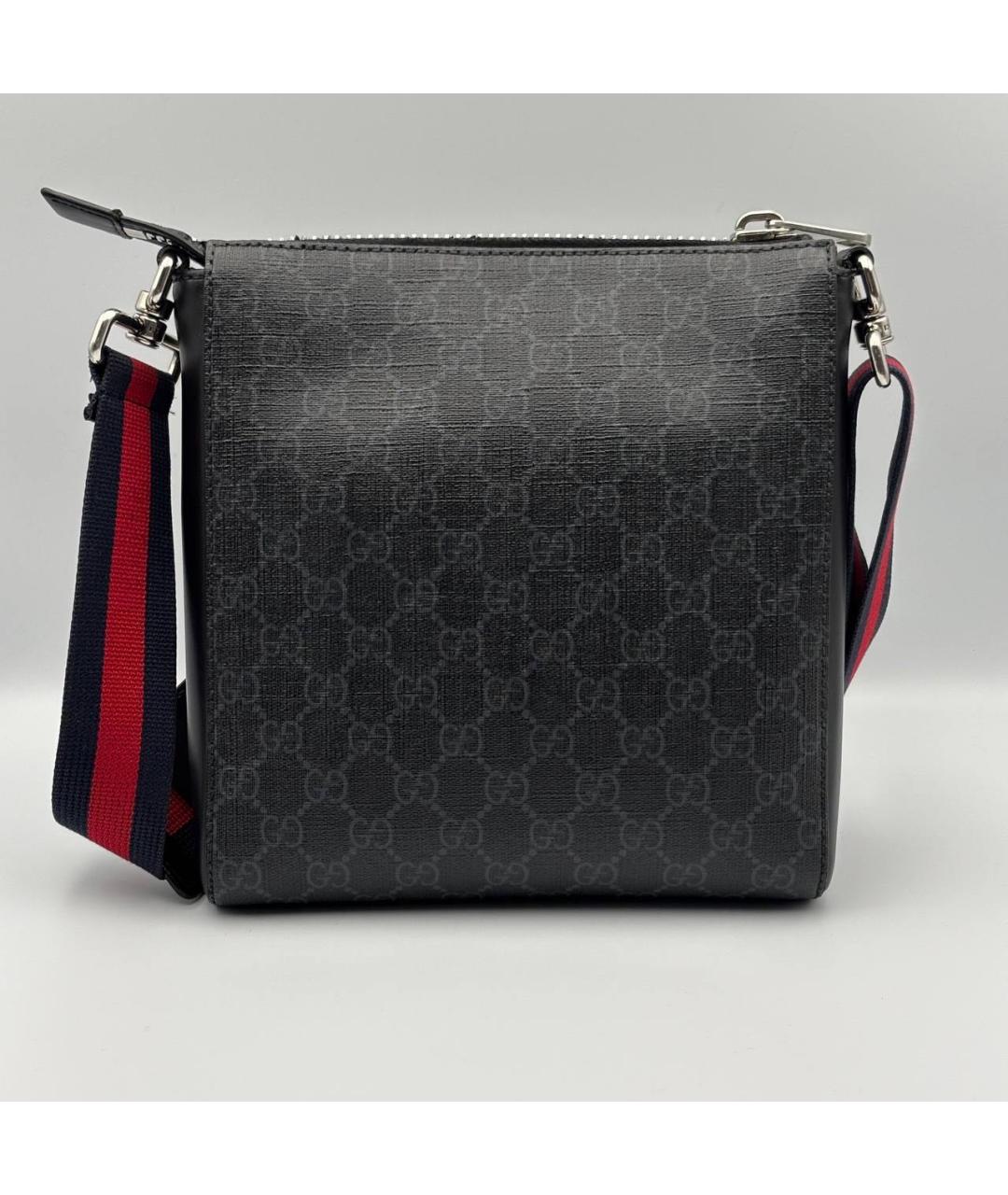 GUCCI Черная канва сумка на плечо, фото 3