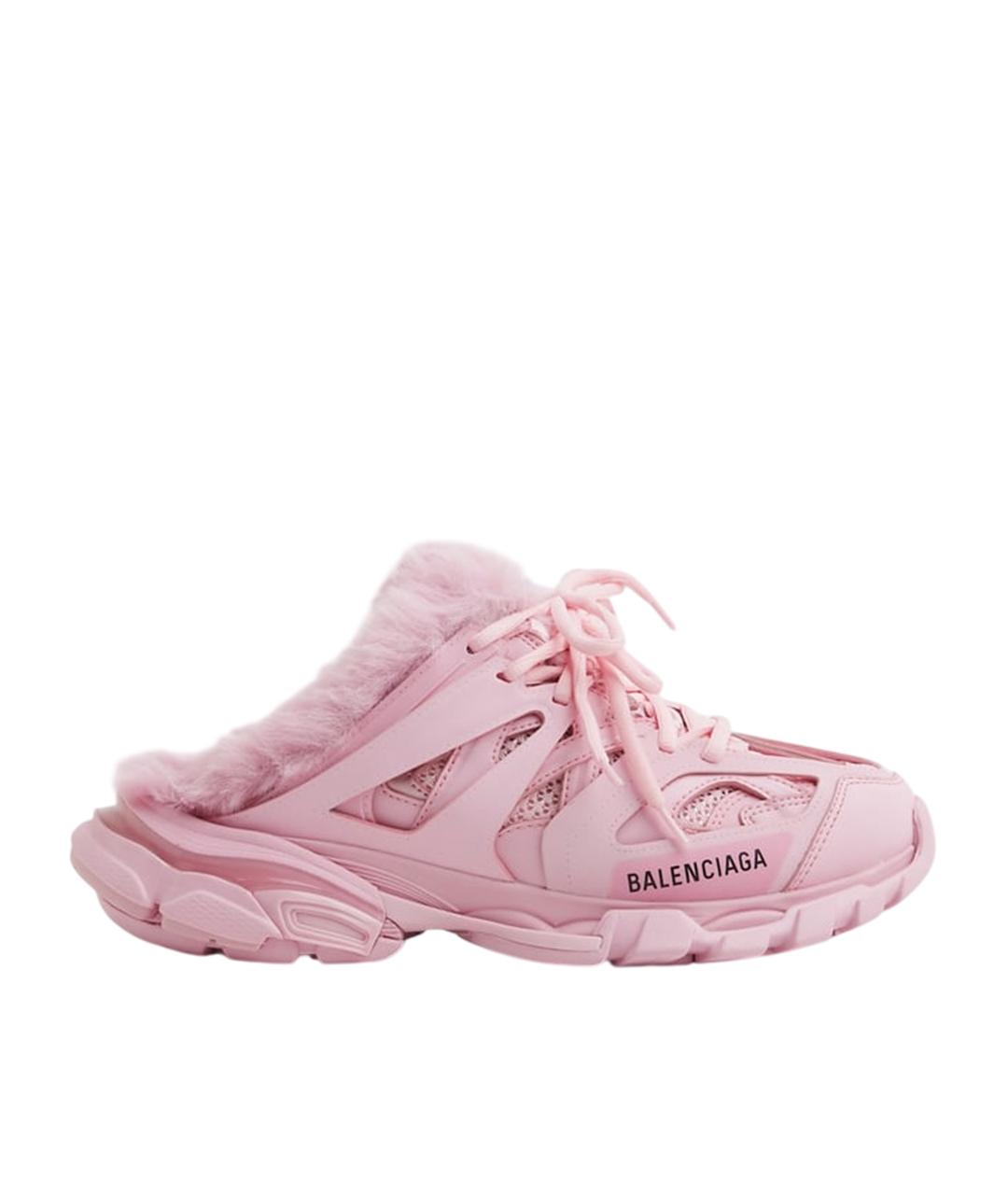 BALENCIAGA Розовые низкие кроссовки / кеды, фото 10
