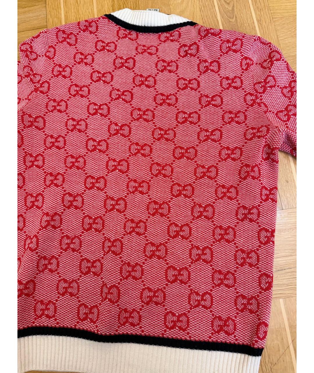 GUCCI Красный джемпер / свитер, фото 3