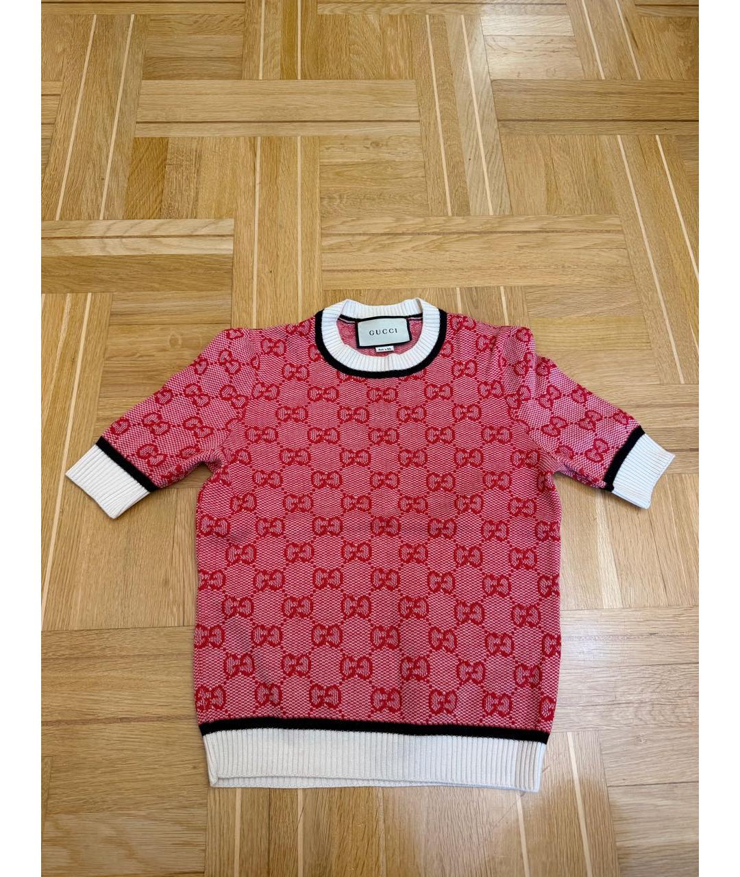 GUCCI Красный джемпер / свитер, фото 5