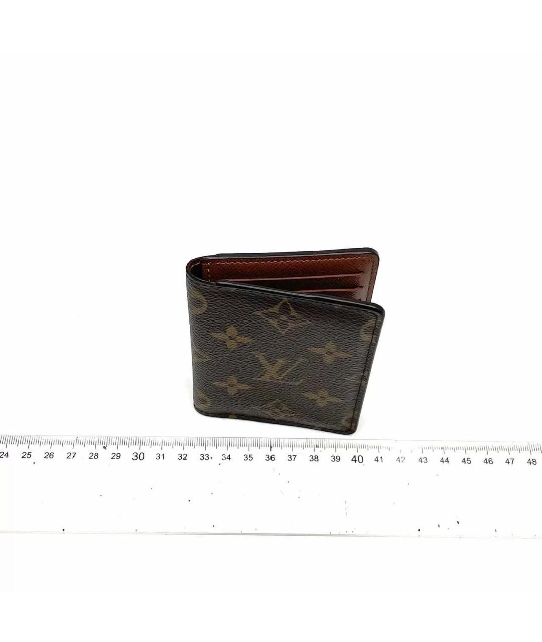 LOUIS VUITTON Коричневый кошелек, фото 3