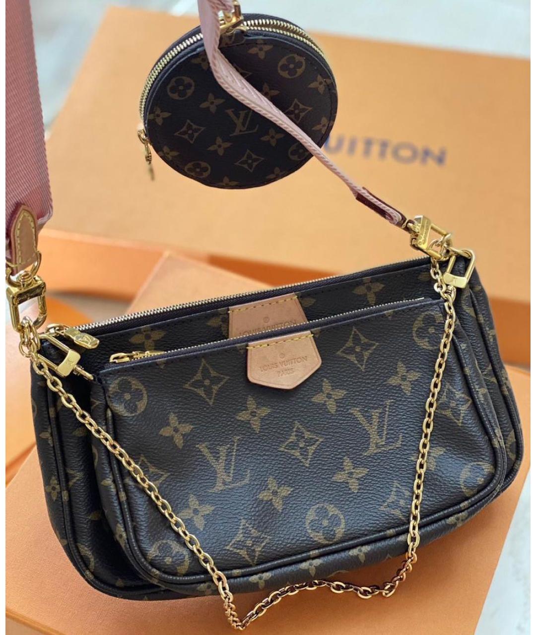 LOUIS VUITTON Мульти кожаная сумка через плечо, фото 5