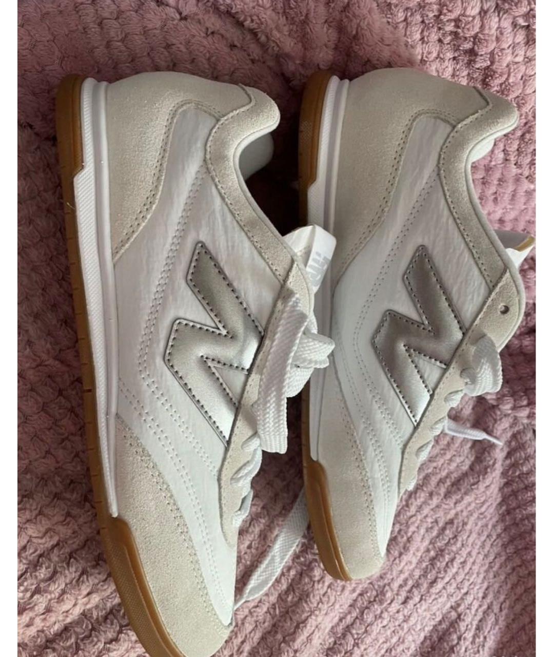 NEW BALANCE Белые текстильные кеды, фото 5