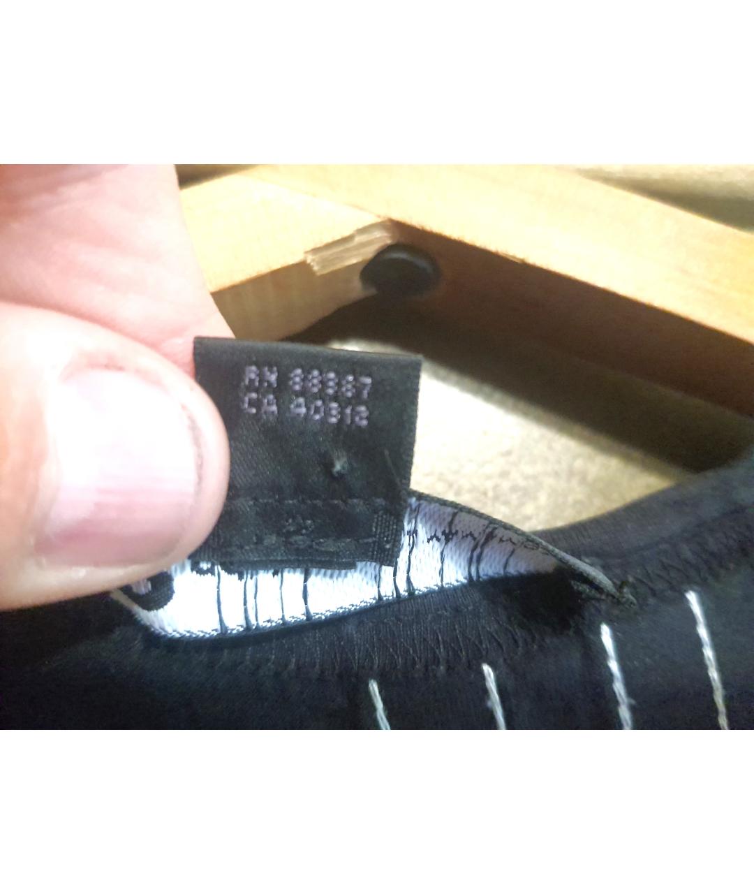 Y-3 Черная хлопковая майка, фото 5