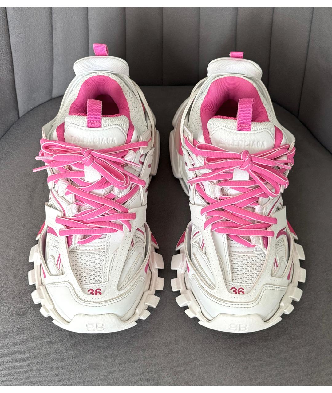 BALENCIAGA Белые кроссовки, фото 3