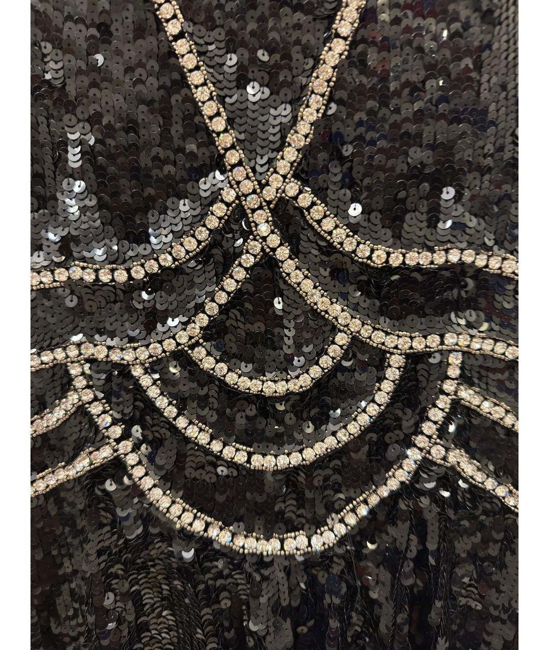 JENNY PACKHAM Черное полиэстеровое коктейльное платье, фото 4