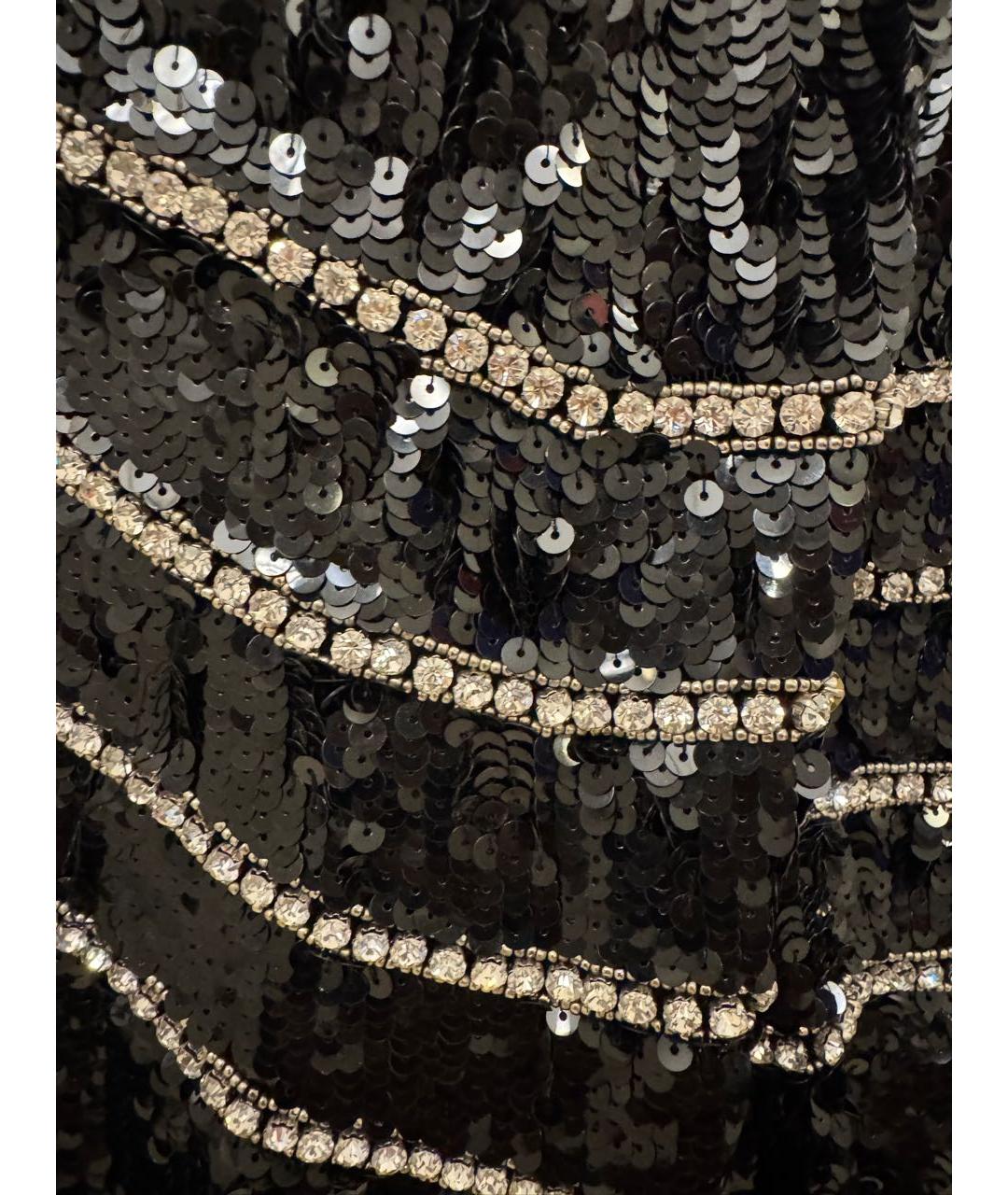 JENNY PACKHAM Черное полиэстеровое коктейльное платье, фото 5