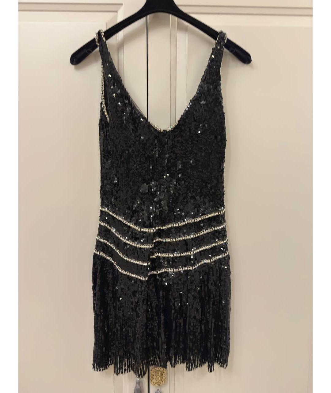 JENNY PACKHAM Черное полиэстеровое коктейльное платье, фото 2