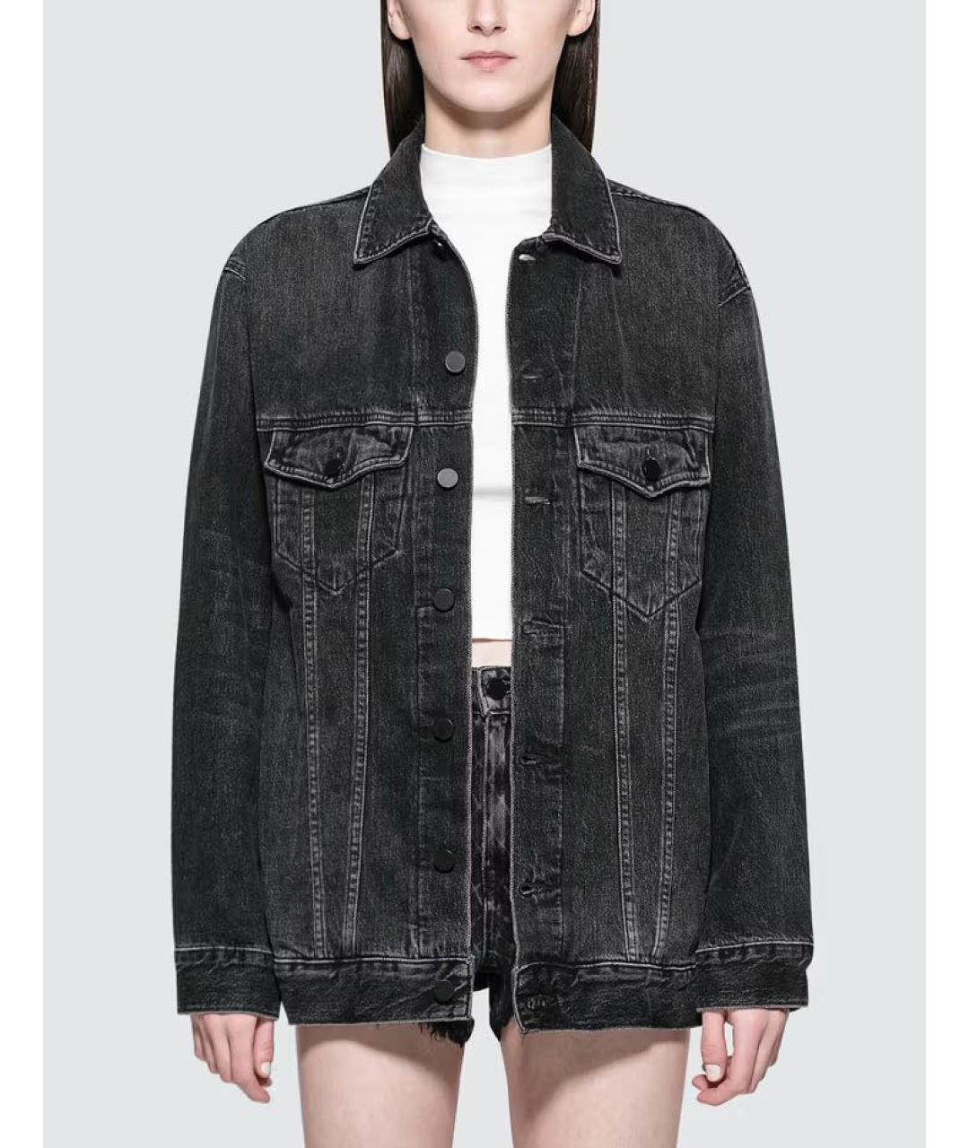 ALEXANDER WANG Серая деним куртка, фото 4