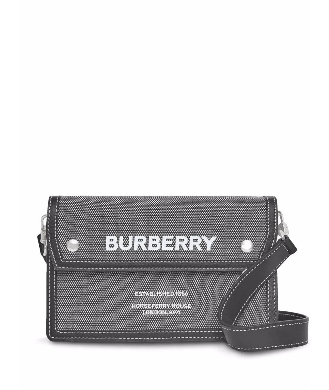 BURBERRY Серая сумка через плечо, фото 6