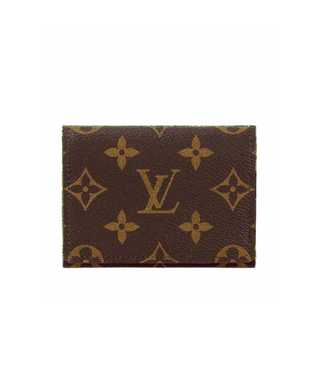 LOUIS VUITTON Коричневый кошелек, фото 5