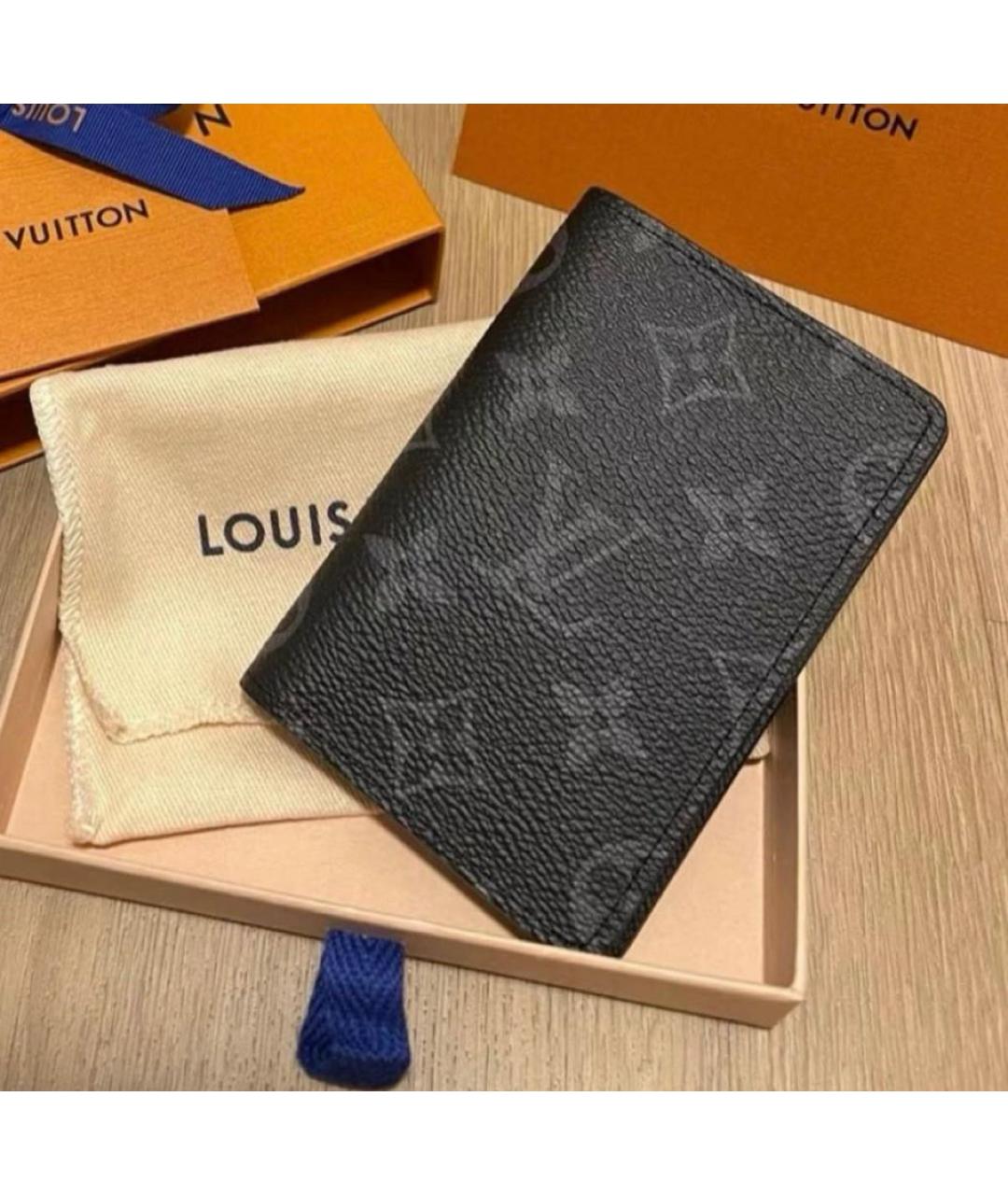 LOUIS VUITTON Черный кардхолдер, фото 3