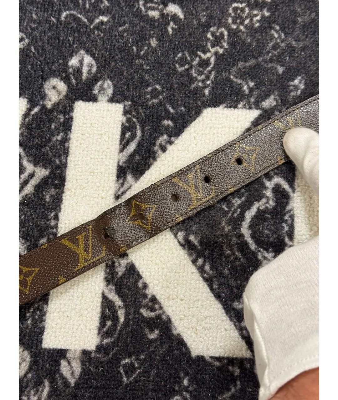 LOUIS VUITTON Коричневый ремень, фото 3