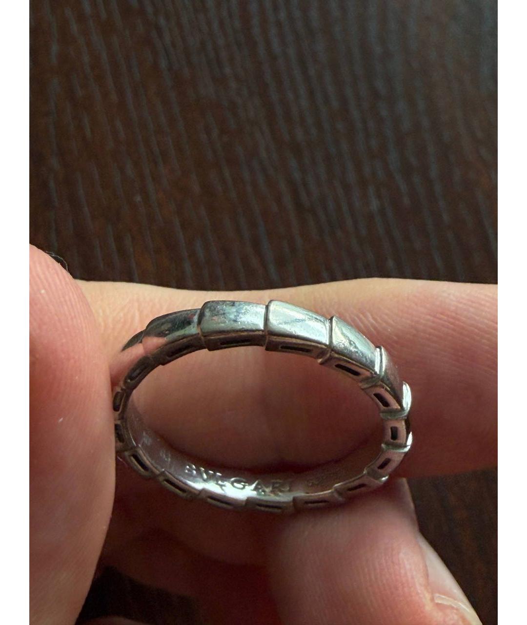 BVLGARI Серебряное кольцо из белого золота, фото 6