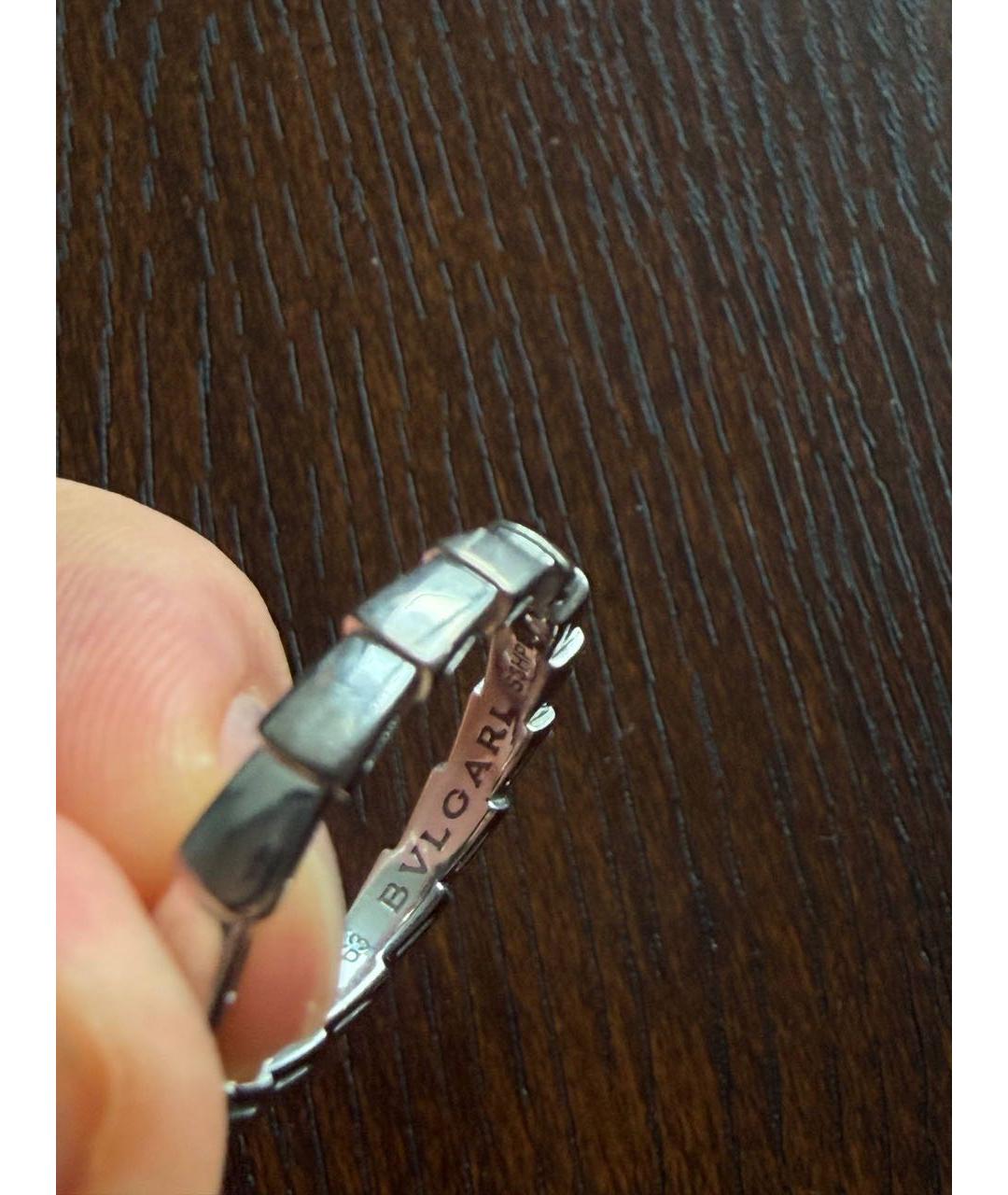BVLGARI Серебряное кольцо из белого золота, фото 3
