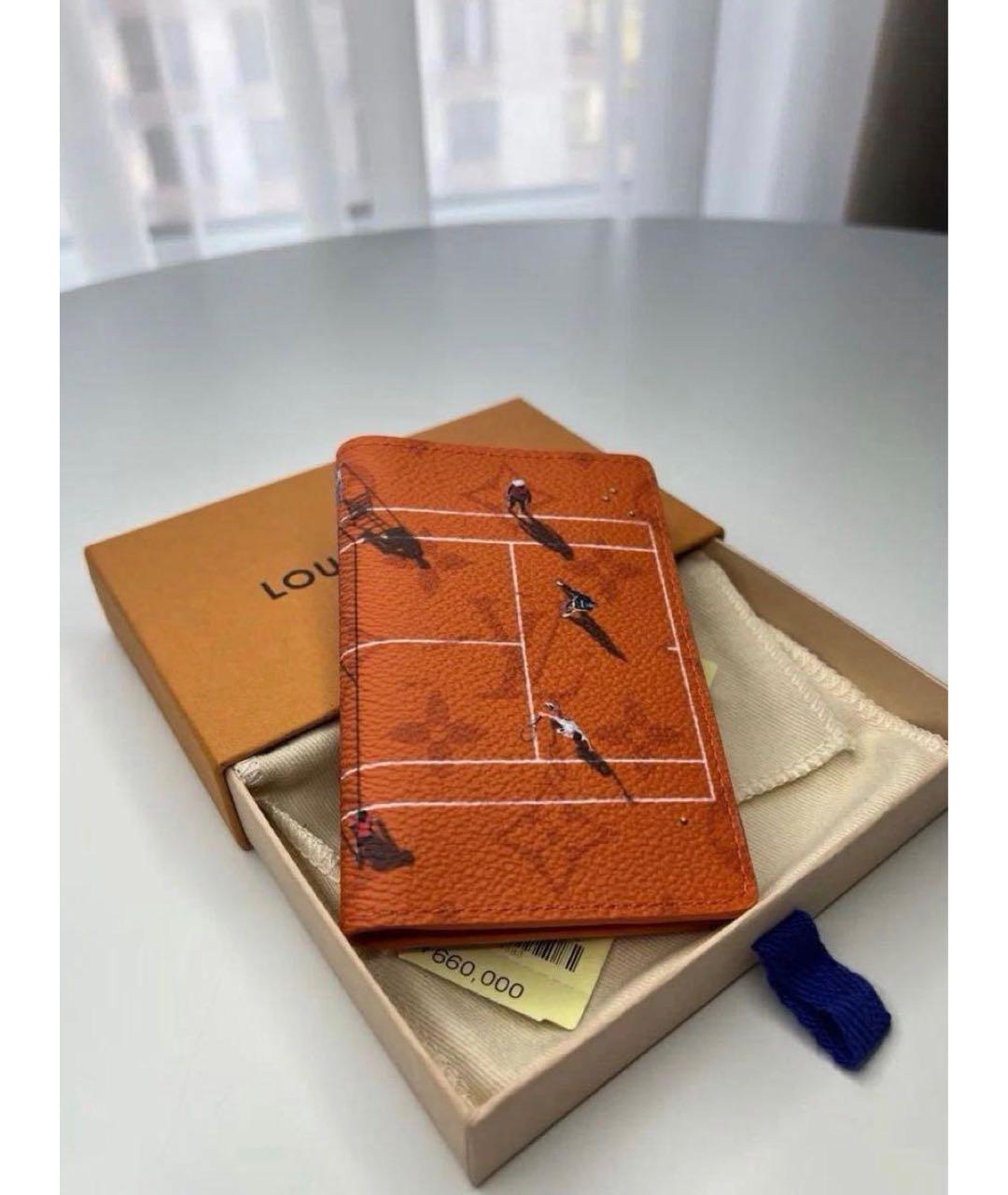 LOUIS VUITTON Оранжевый кардхолдер, фото 3