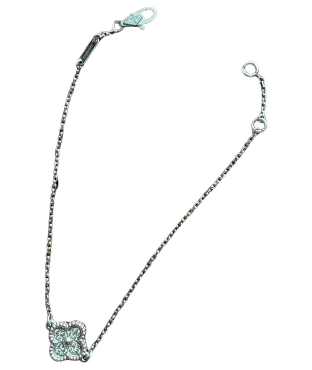 VAN CLEEF & ARPELS Серебряный браслет из белого золота, фото 1