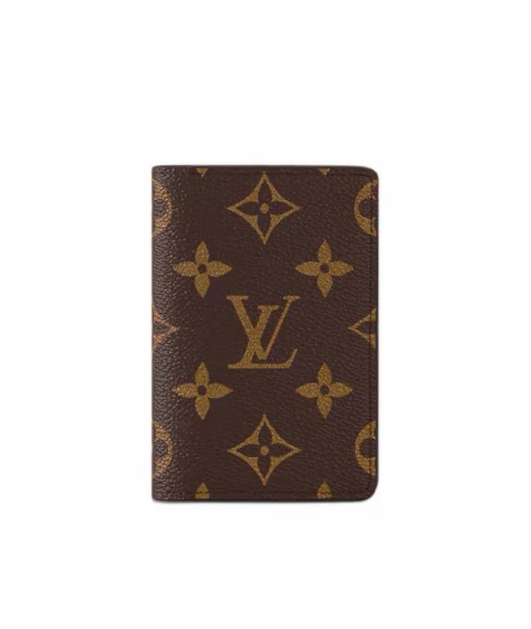 LOUIS VUITTON Коричневый кардхолдер, фото 6