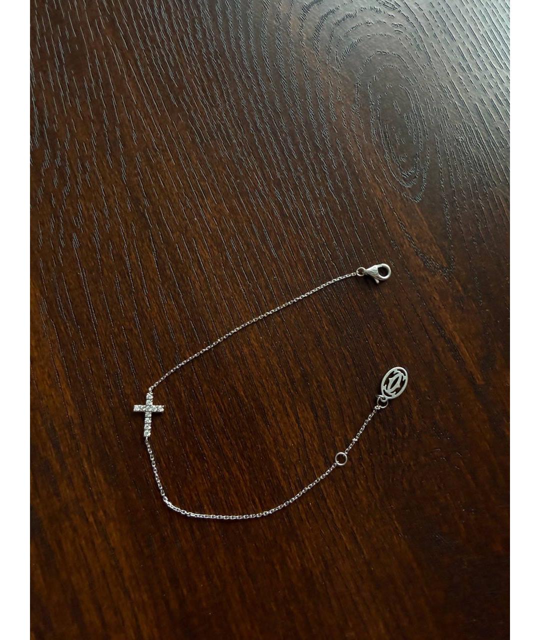 CARTIER Серебряная цепочка из белого золота, фото 2