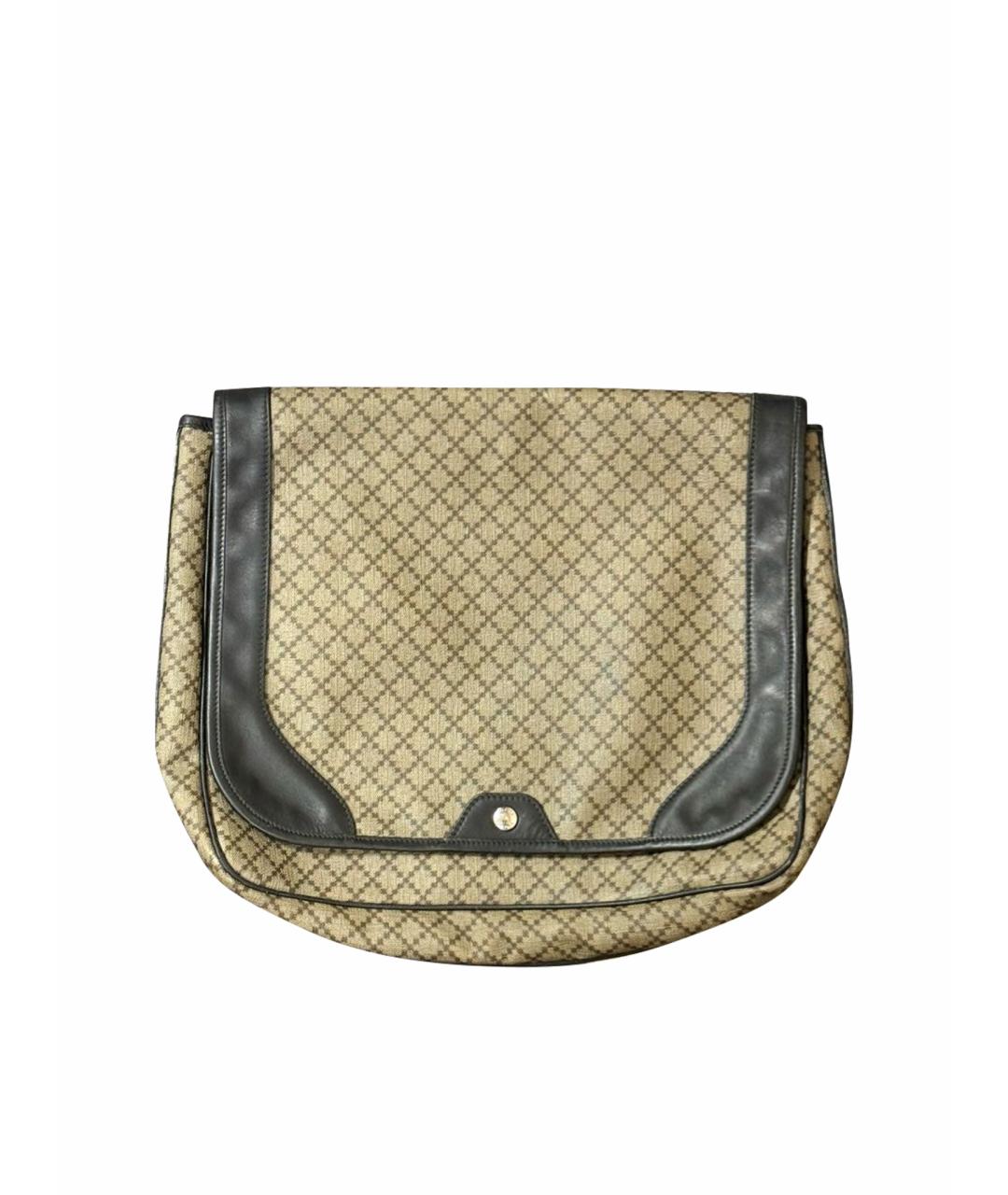 GUCCI Бежевая канва сумка на плечо, фото 1