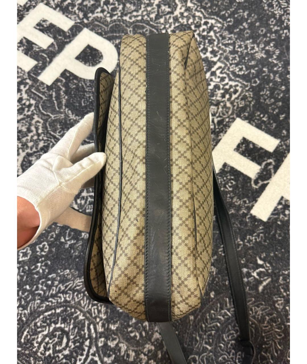 GUCCI Бежевая канва сумка на плечо, фото 8