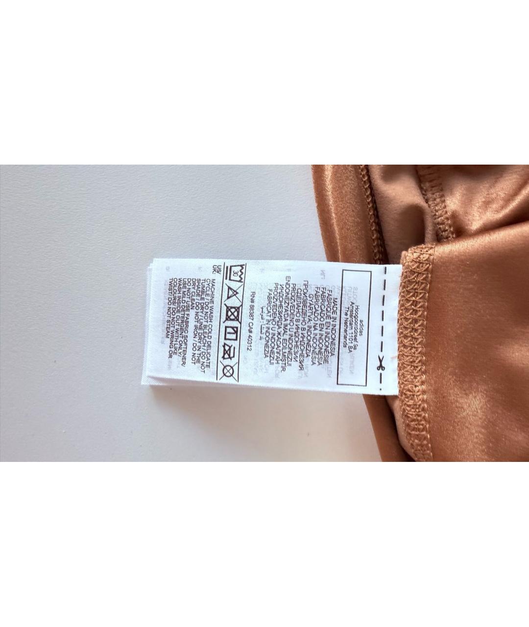ADIDAS BY STELLA MCCARTNEY Оранжевые полиамидовые спортивные брюки и шорты, фото 5