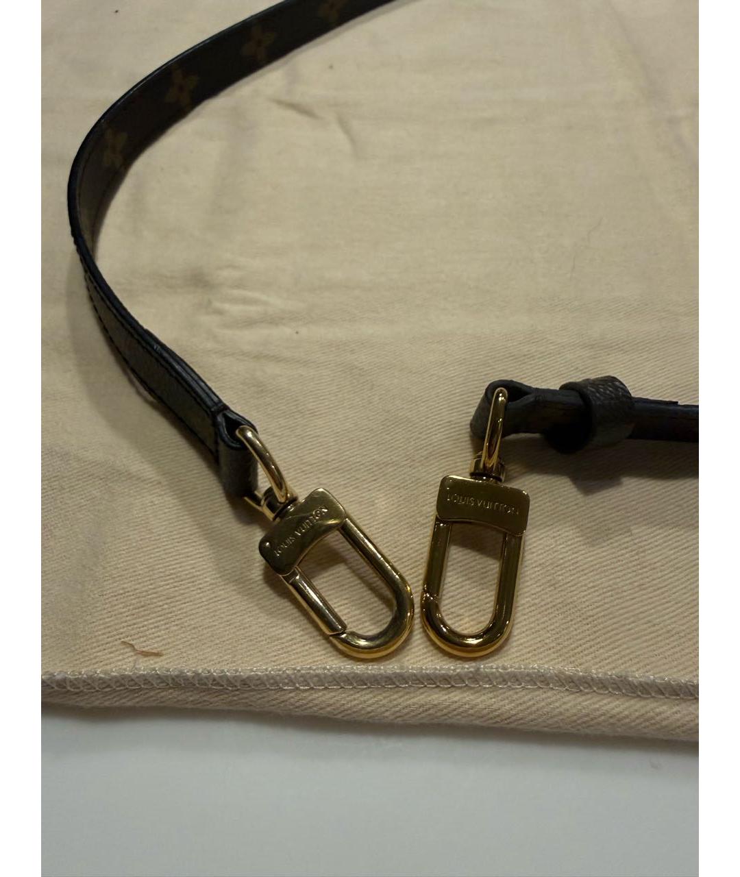 LOUIS VUITTON Коричневая канва сумка через плечо, фото 5