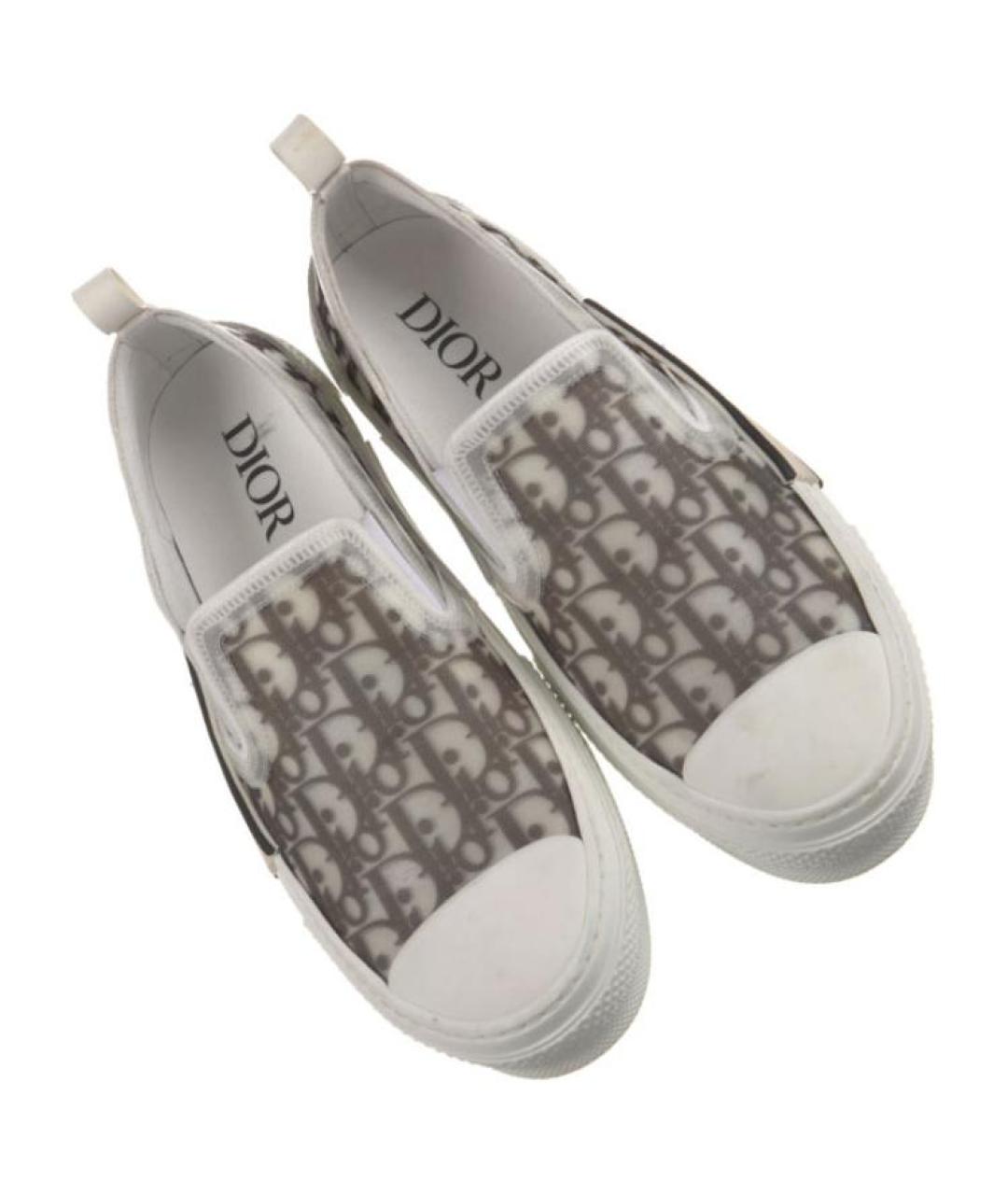 CHRISTIAN DIOR Мульти текстильные слипоны, фото 4