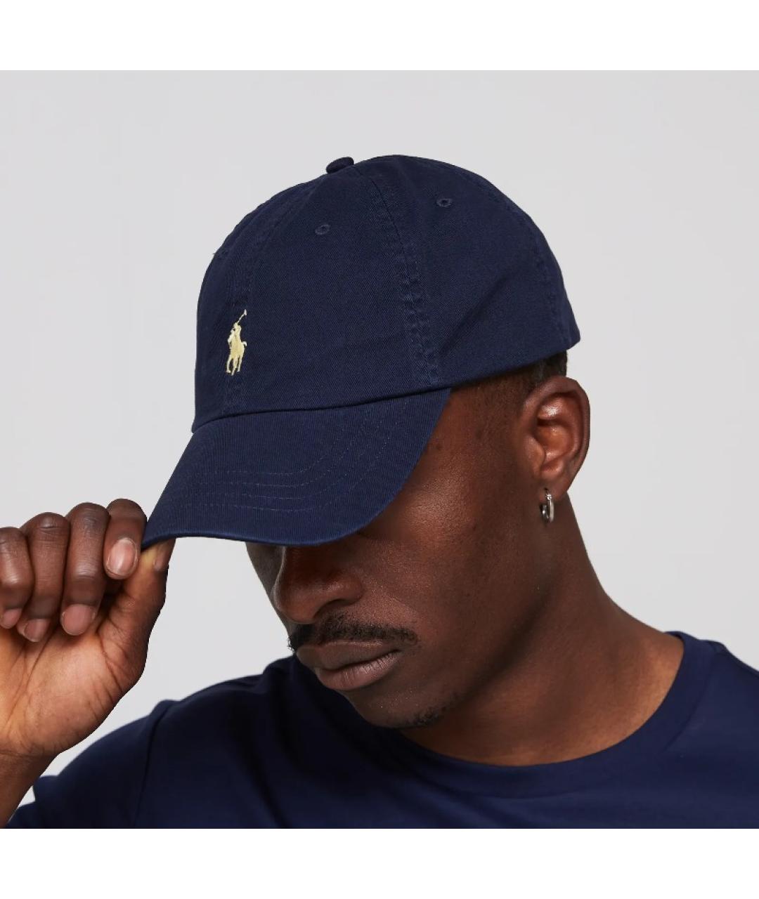 POLO RALPH LAUREN Темно-синяя хлопковая кепка, фото 3