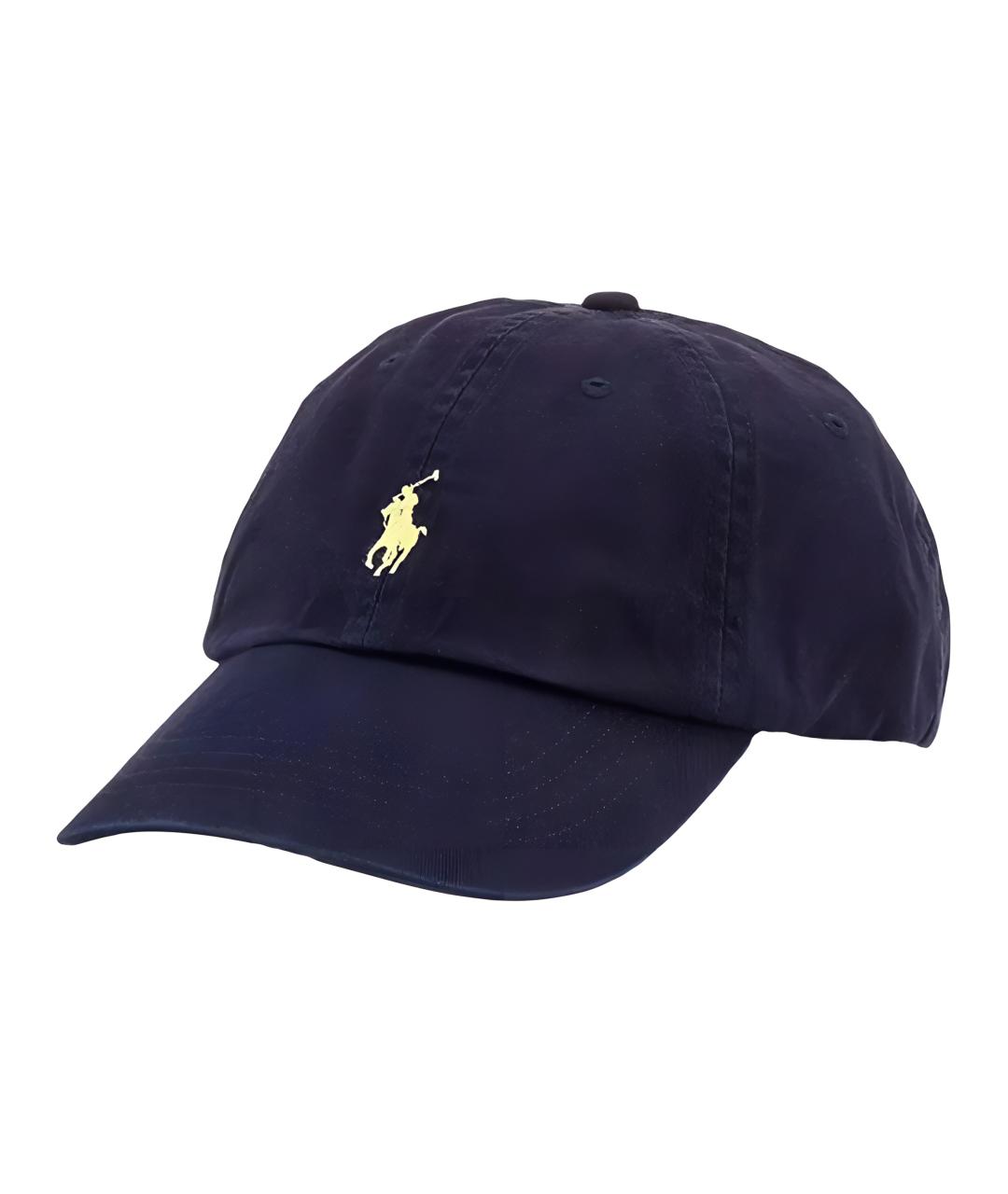 POLO RALPH LAUREN Темно-синяя хлопковая кепка, фото 1