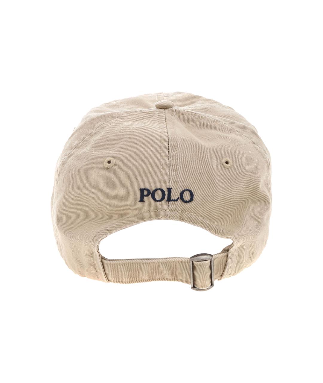 POLO RALPH LAUREN Хаки хлопковая кепка, фото 5