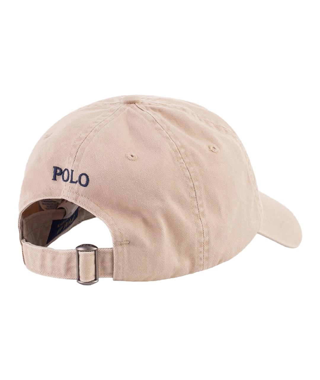 POLO RALPH LAUREN Хаки хлопковая кепка, фото 3