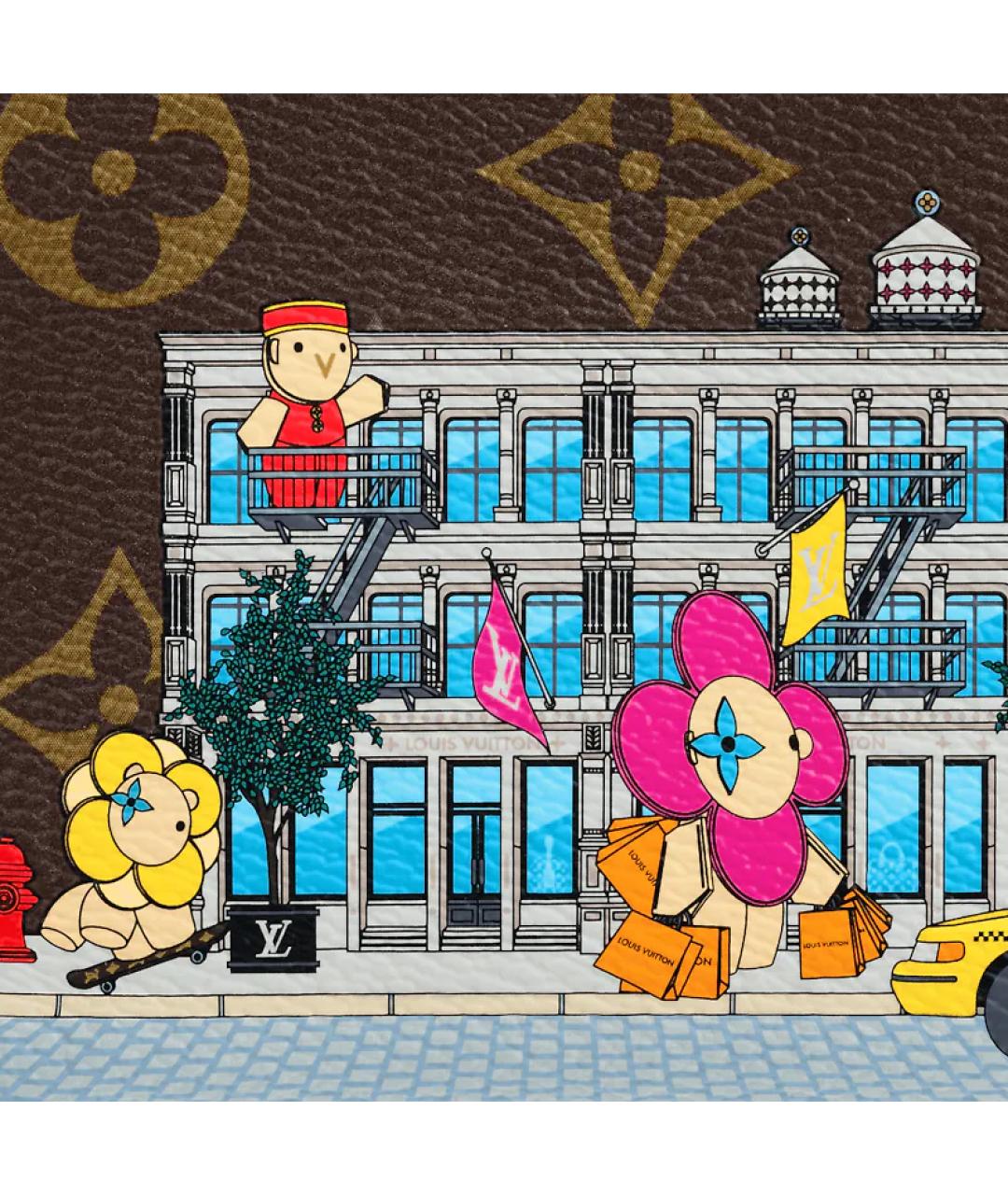LOUIS VUITTON Коричневый кошелек, фото 5