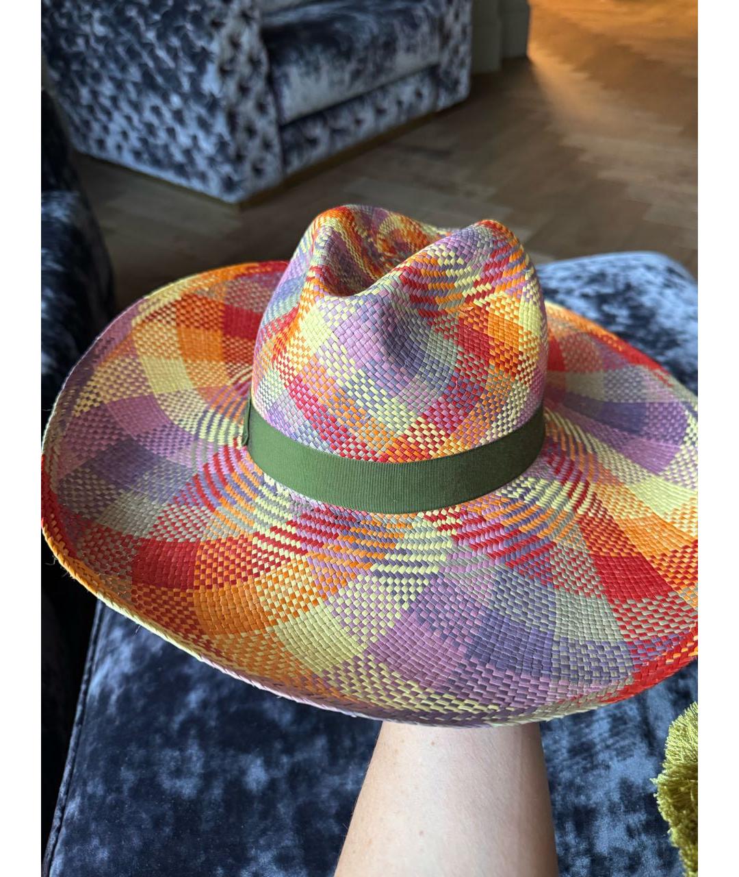 BORSALINO Мульти соломенная шляпа, фото 2