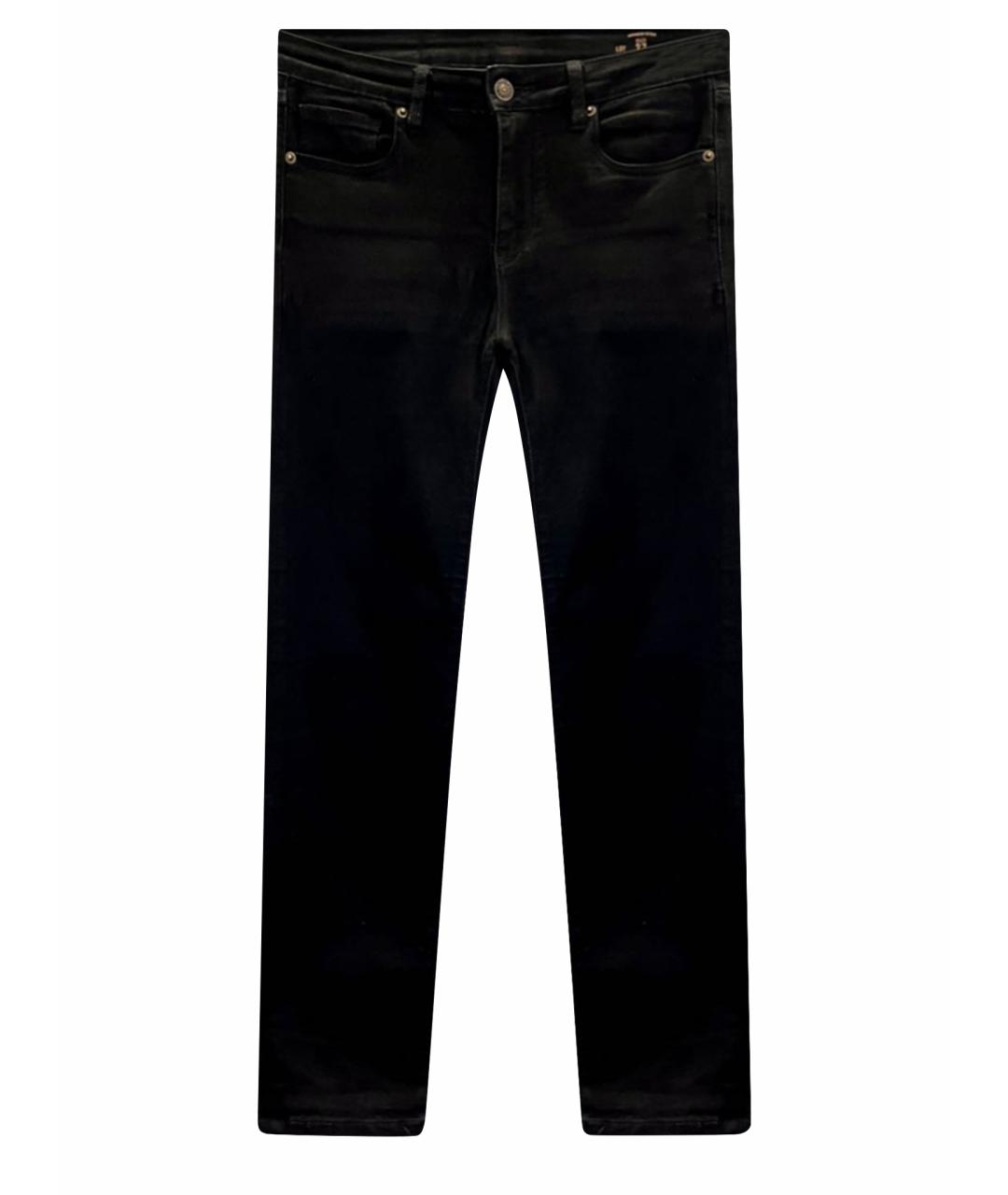 GUCCI Черные хлопко-эластановые джинсы слим, фото 1