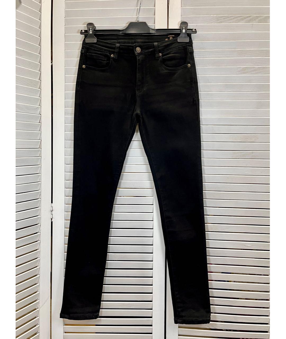 GUCCI Черные хлопко-эластановые джинсы слим, фото 9