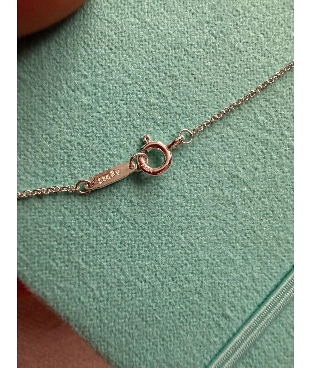 TIFFANY&CO Розовая серебряная подвеска, фото 4