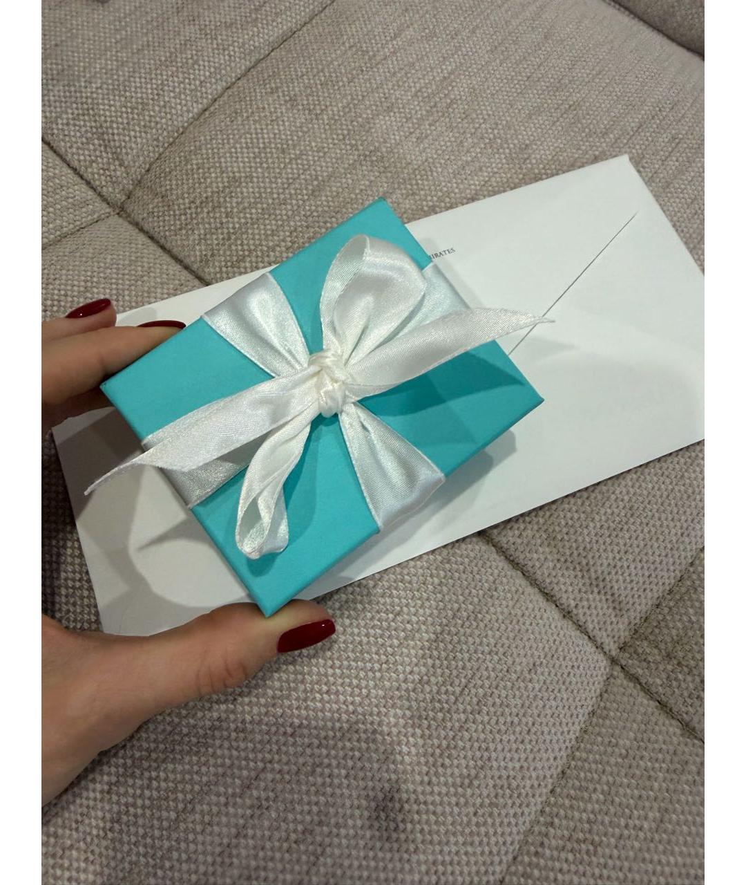 TIFFANY&CO Бордовая серебряная подвеска, фото 4