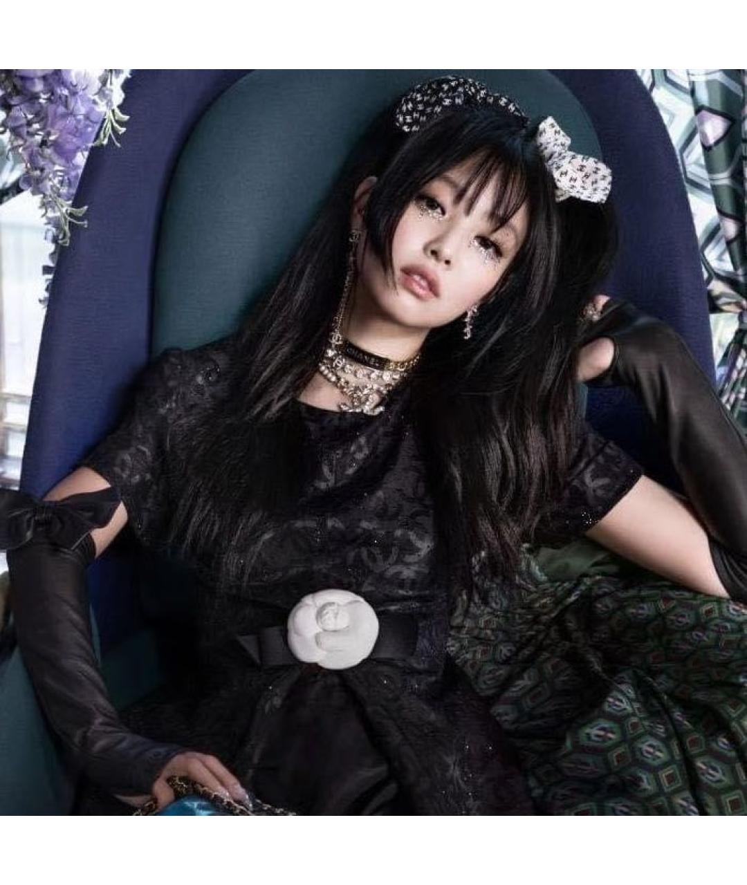 CHANEL Черный ободок, фото 7