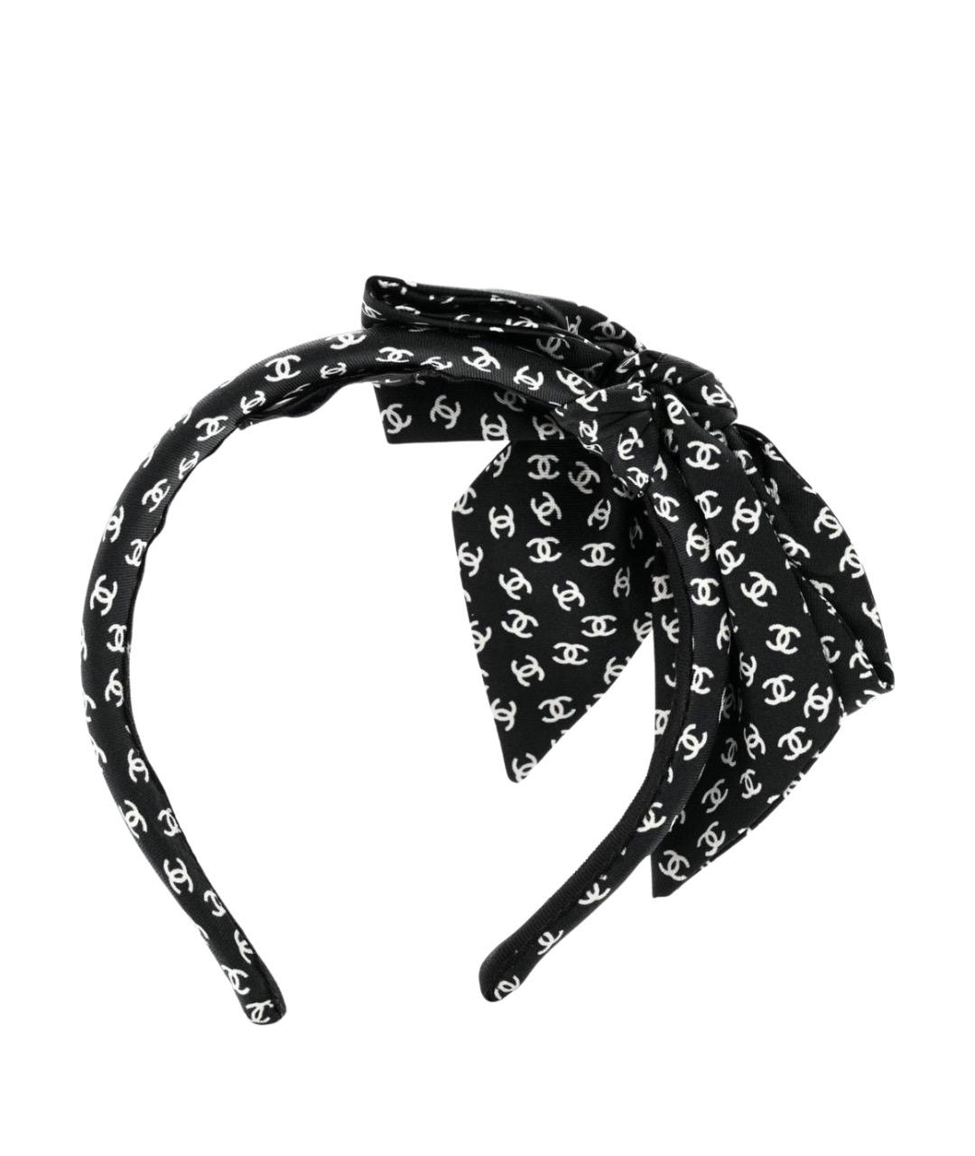 CHANEL Черный ободок, фото 1