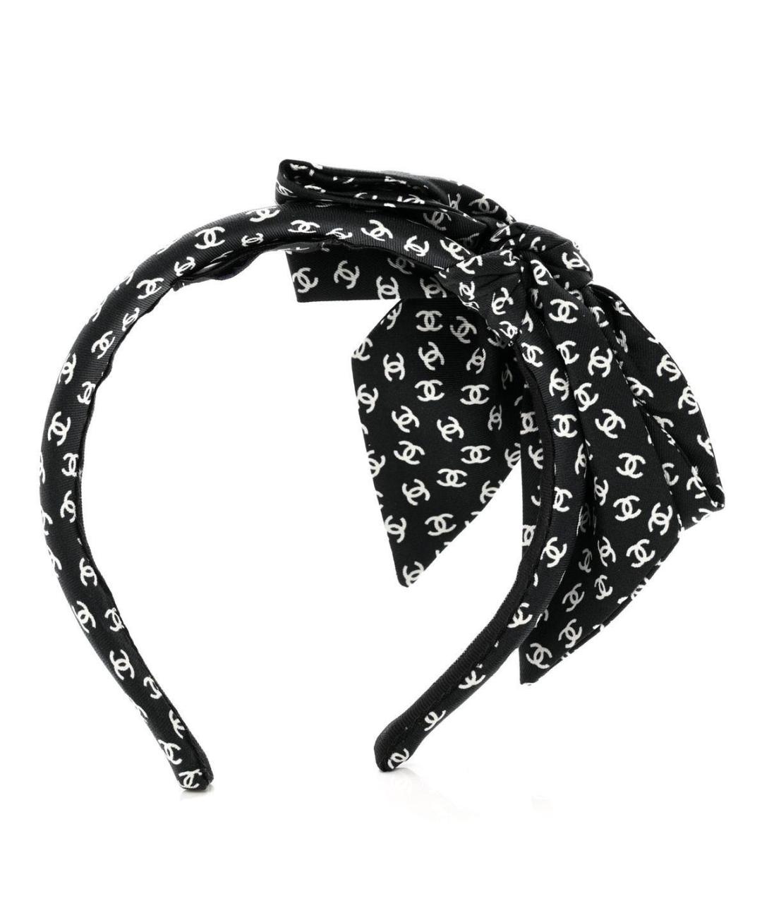 CHANEL Черный ободок, фото 8