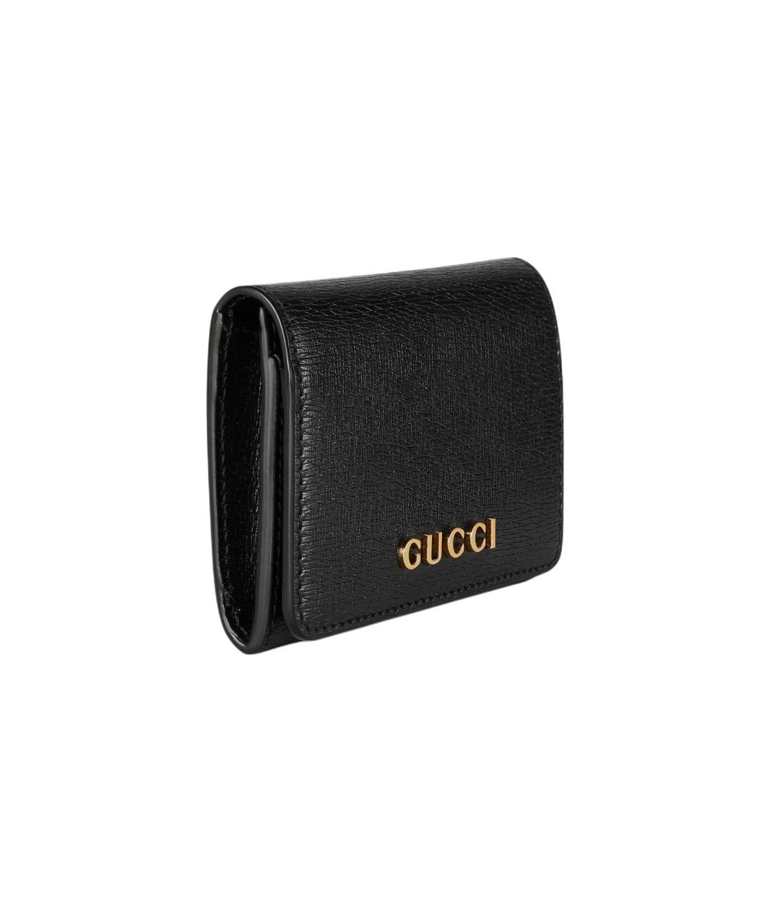 GUCCI Черный кожаный кардхолдер, фото 2