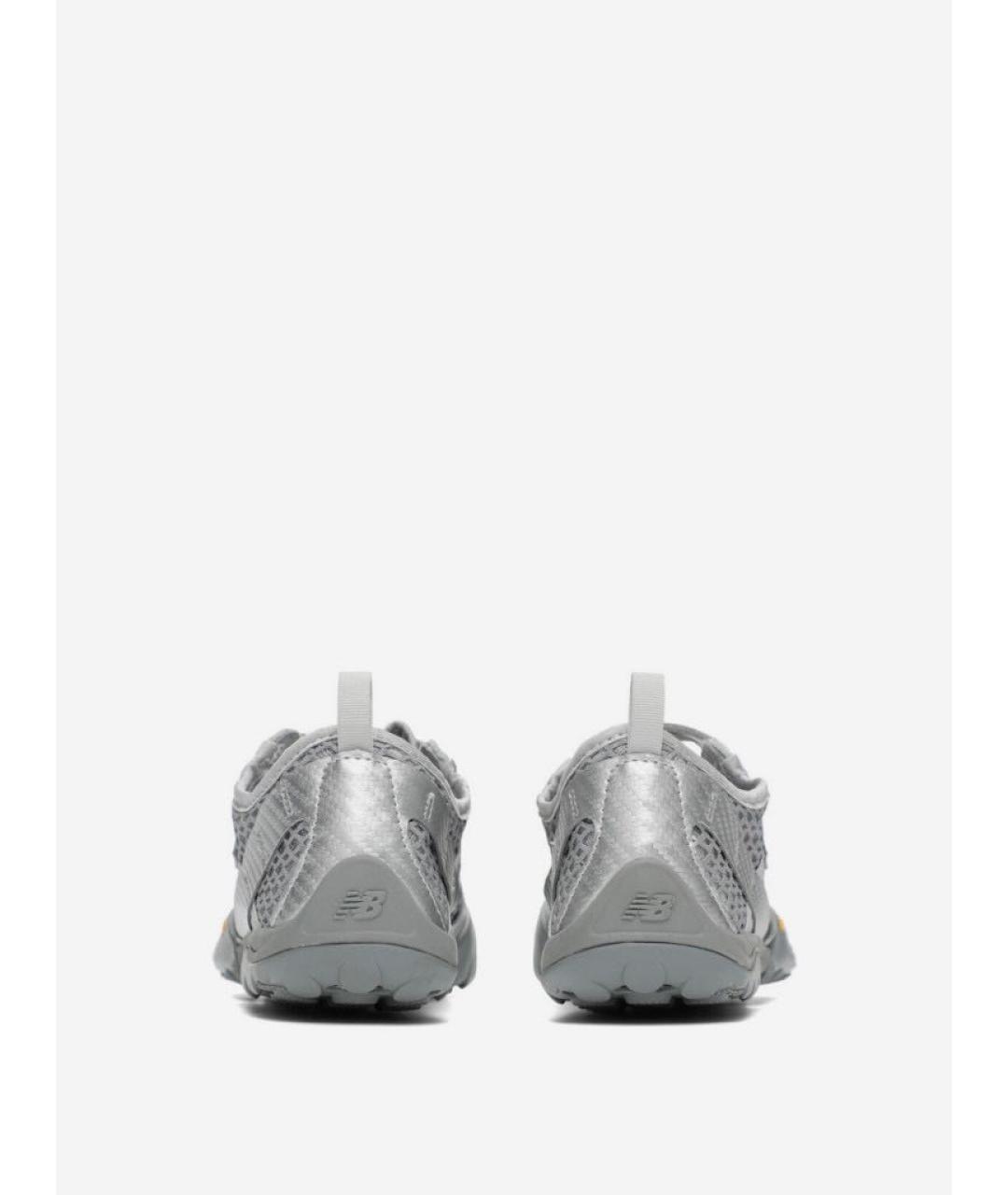 NEW BALANCE Серебряные кожаные кроссовки, фото 4