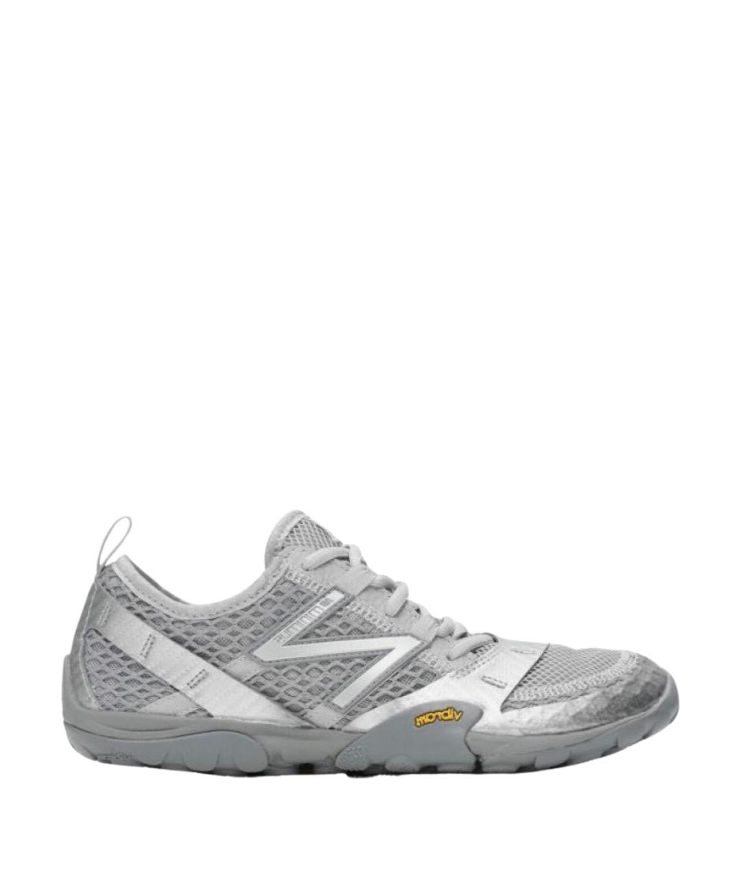 NEW BALANCE Серебряные кожаные кроссовки, фото 1